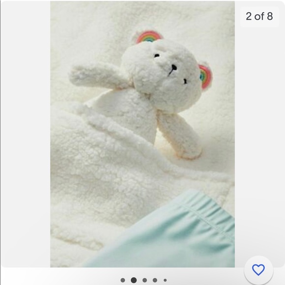 Justice polar bear rainbow plush pajamas - Picture 3 of 4